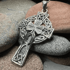 Collins Celtic Cross Shamrock Necklace - 18