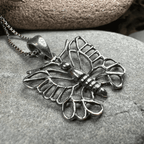 Blanca Butterfly Necklace - 18