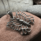 Blanca Butterfly Necklace - 18