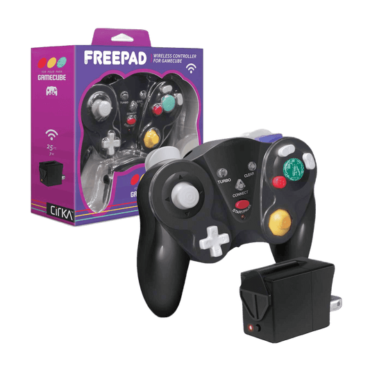 Cirka Freepad Wireless Controller | Gamecube | New - Black