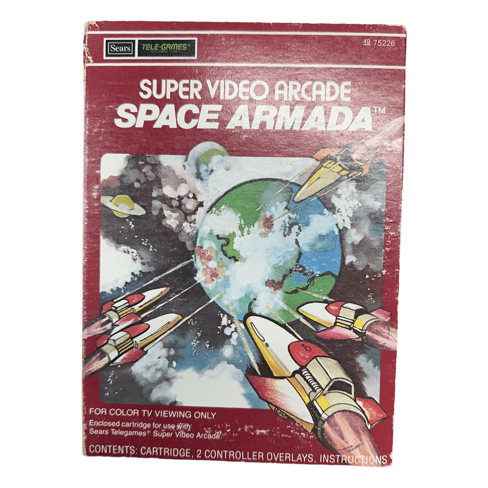 Space Armada - Intellivision - Tele Games Complete in Box 1 Controller Card