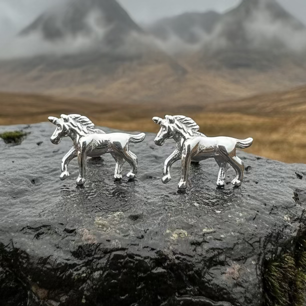 Legendary Unicorn Post Back Earrings