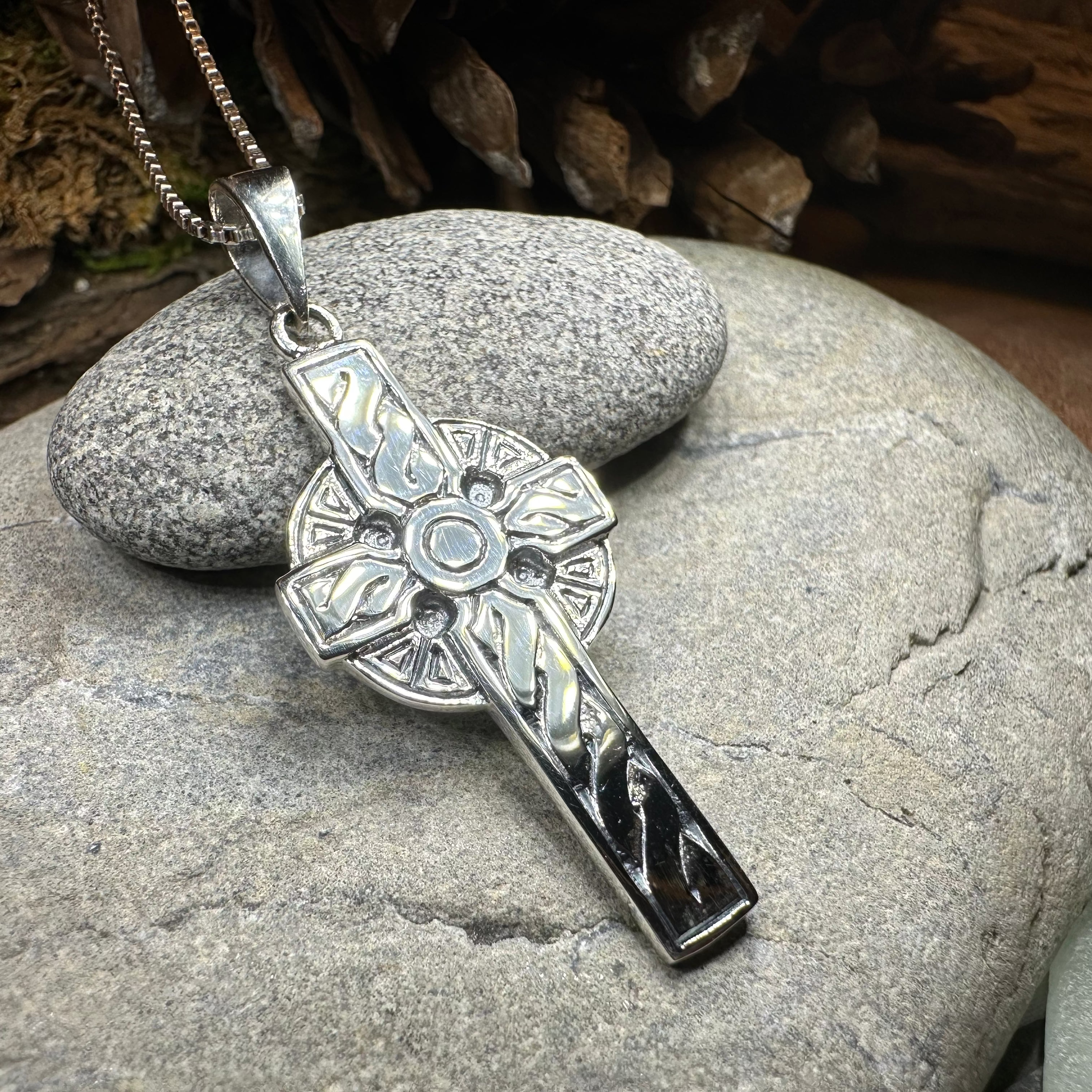 Teelin Celtic Cross Necklace