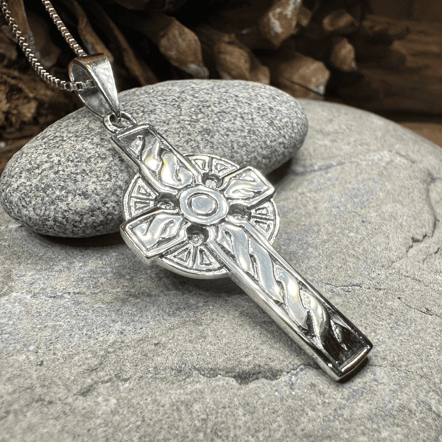 Teelin Celtic Cross Necklace - 18