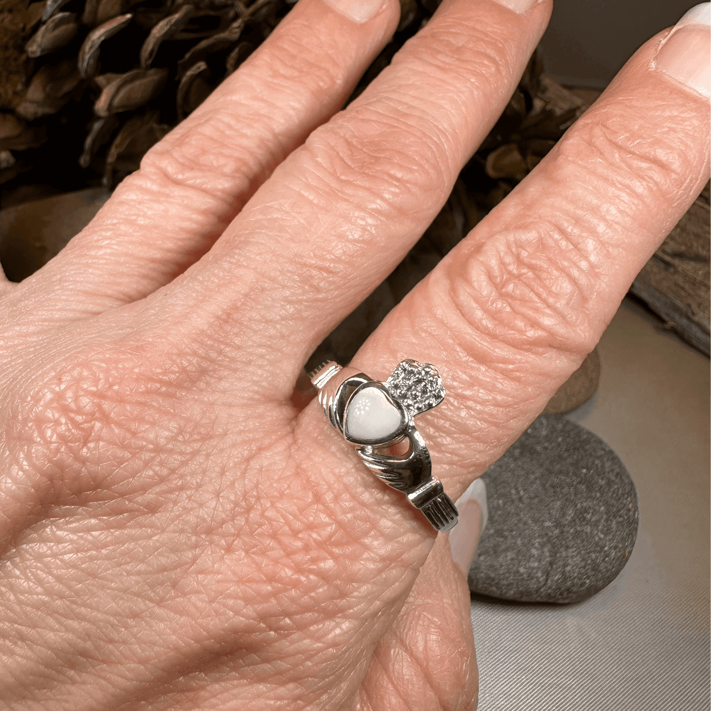Aurora Claddagh Ring - 5