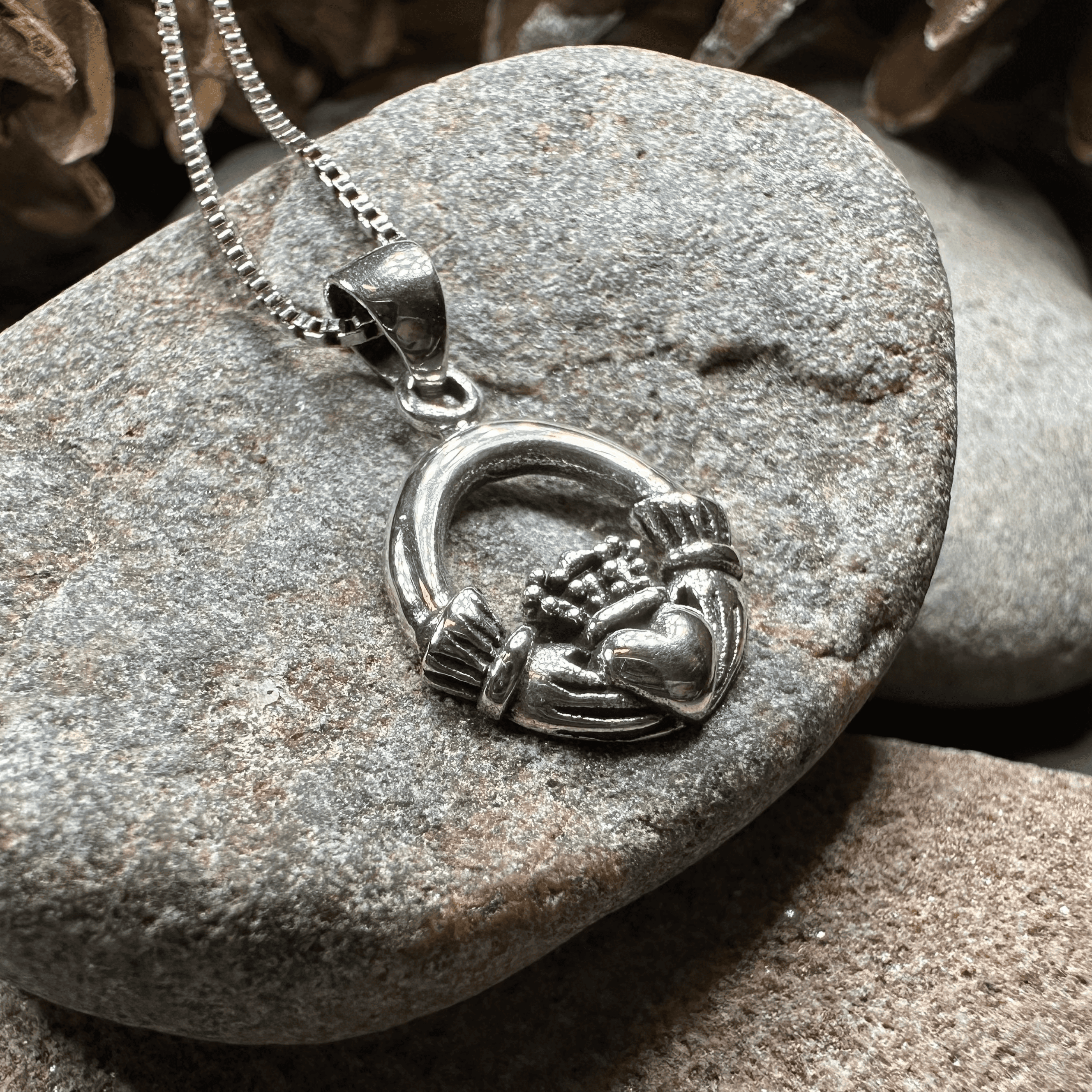 Petite Claddagh Necklace - 