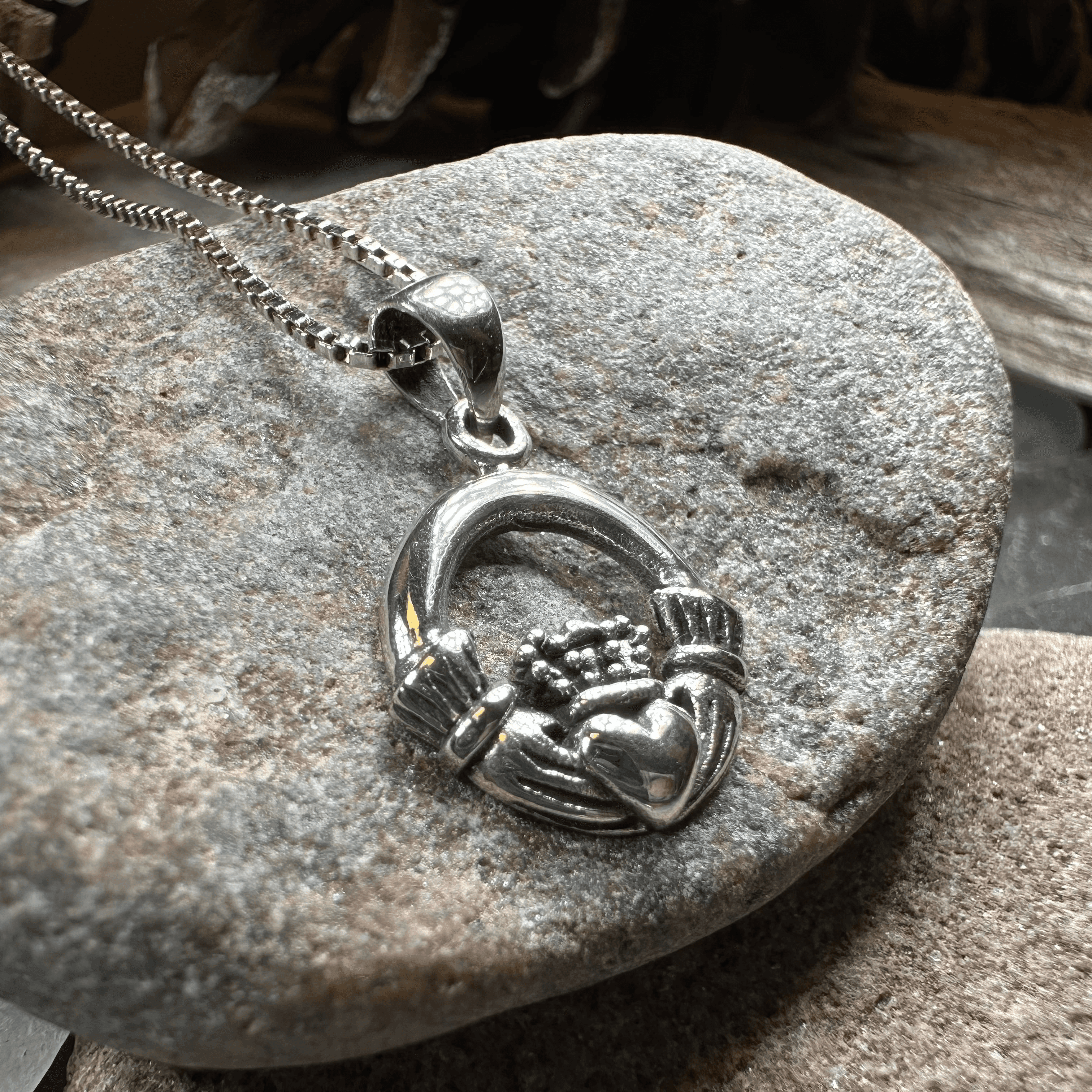 Petite Claddagh Necklace - 