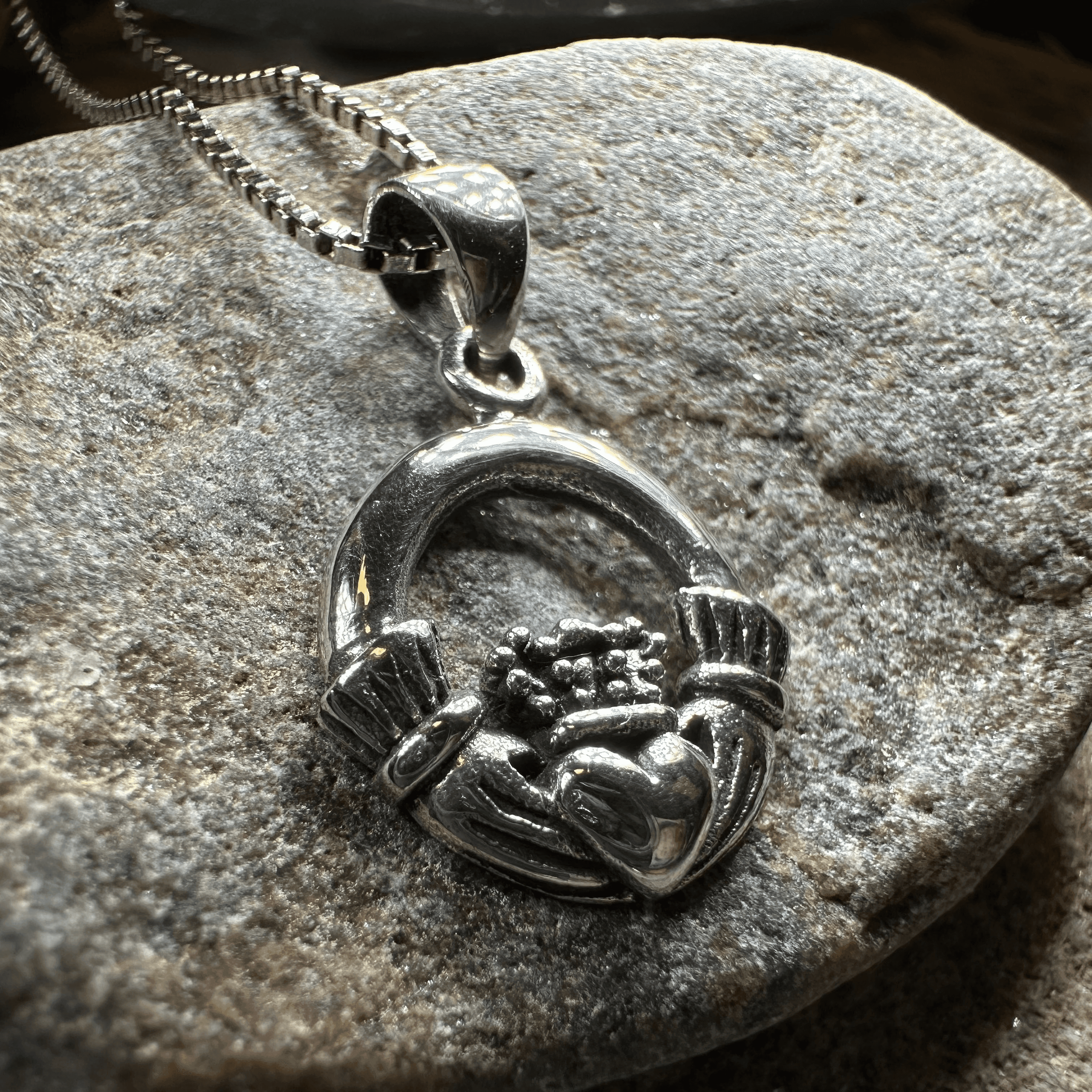 Petite Claddagh Necklace - 