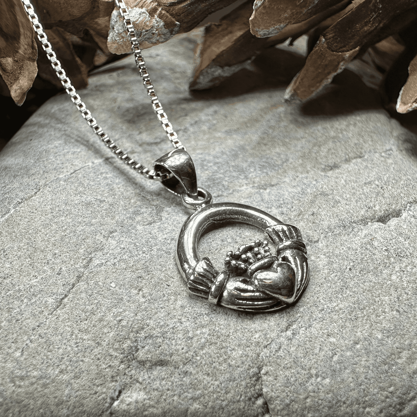 Petite Claddagh Necklace - 