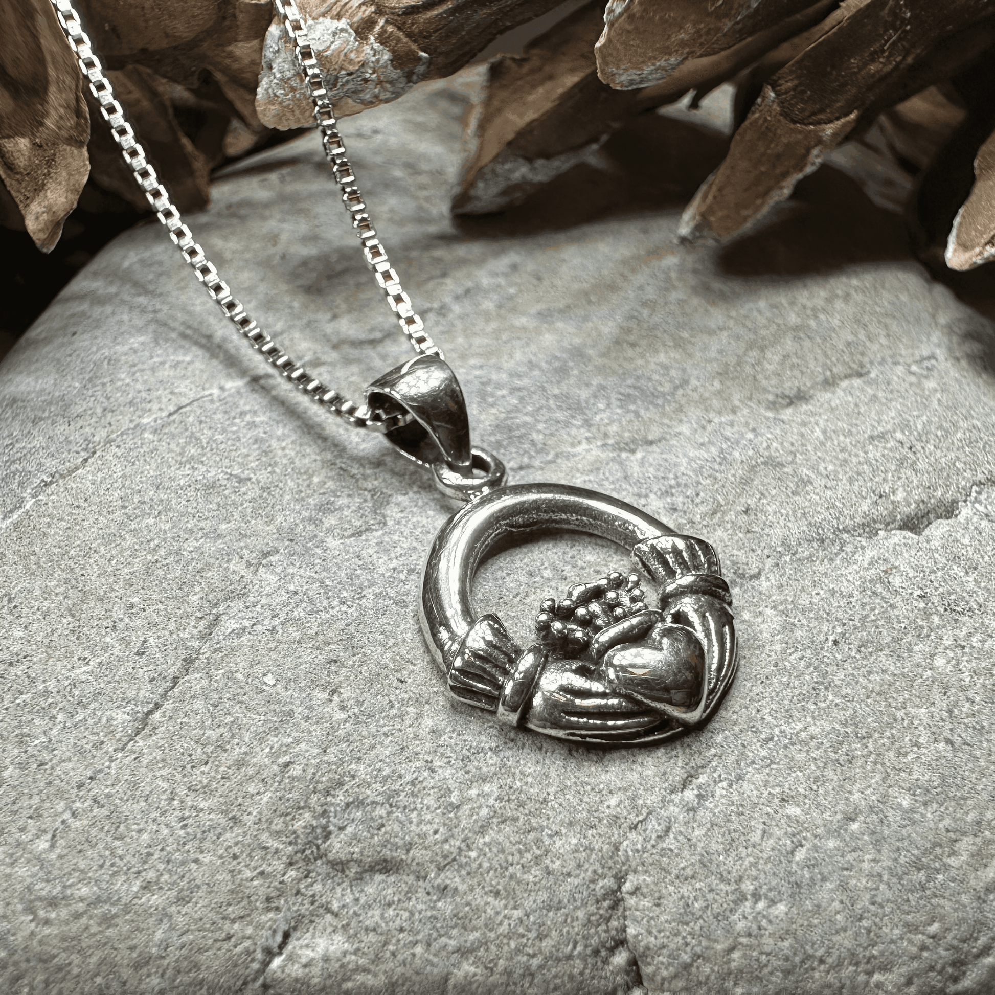 Petite Claddagh Necklace - 