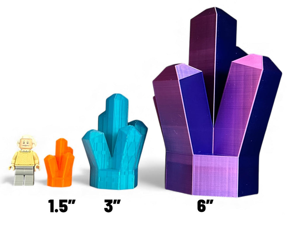 1.5" Cute-Size Rock Crystal [3D Printed]