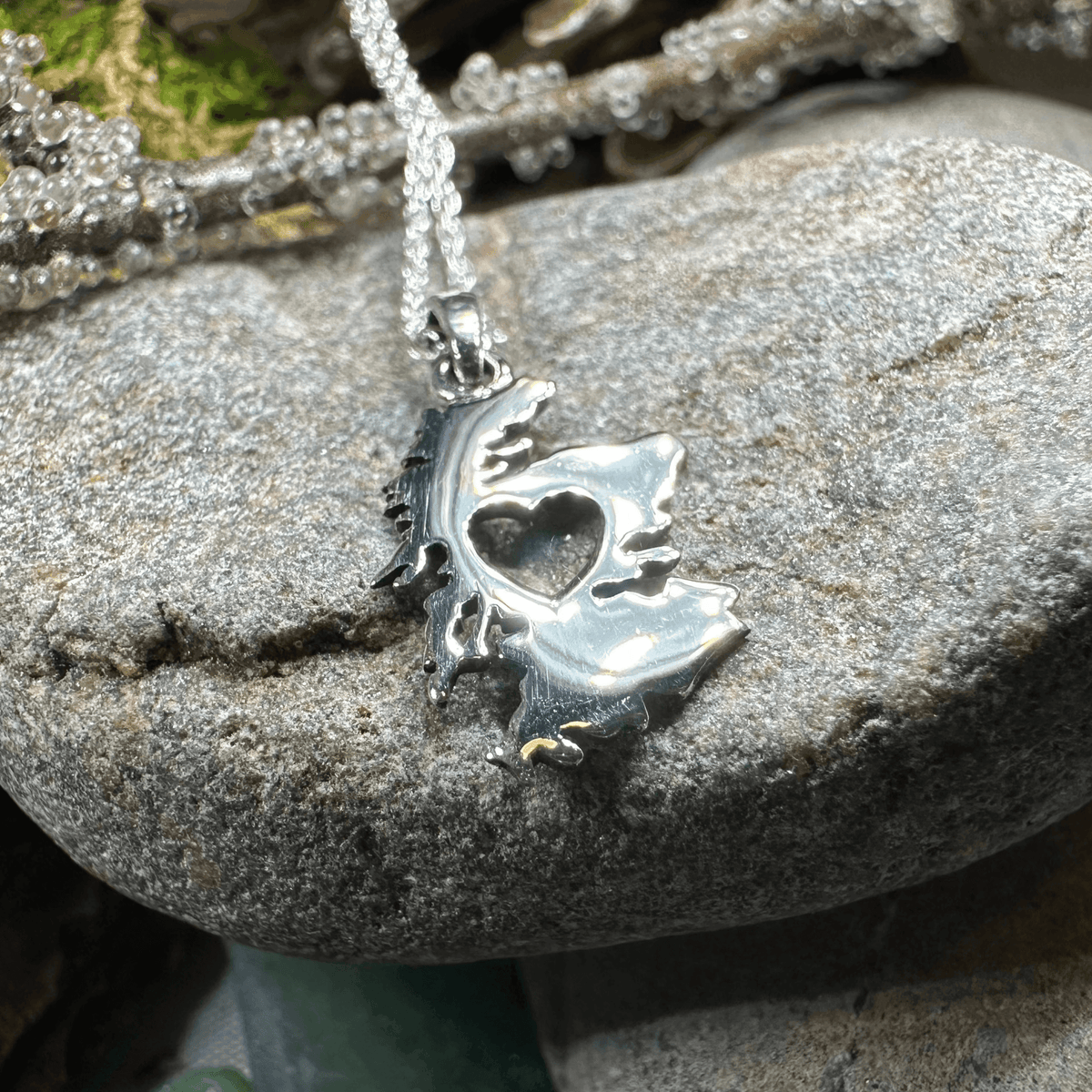 Scotland Map Necklace - 