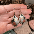 Red Fox Copper Earrings - 