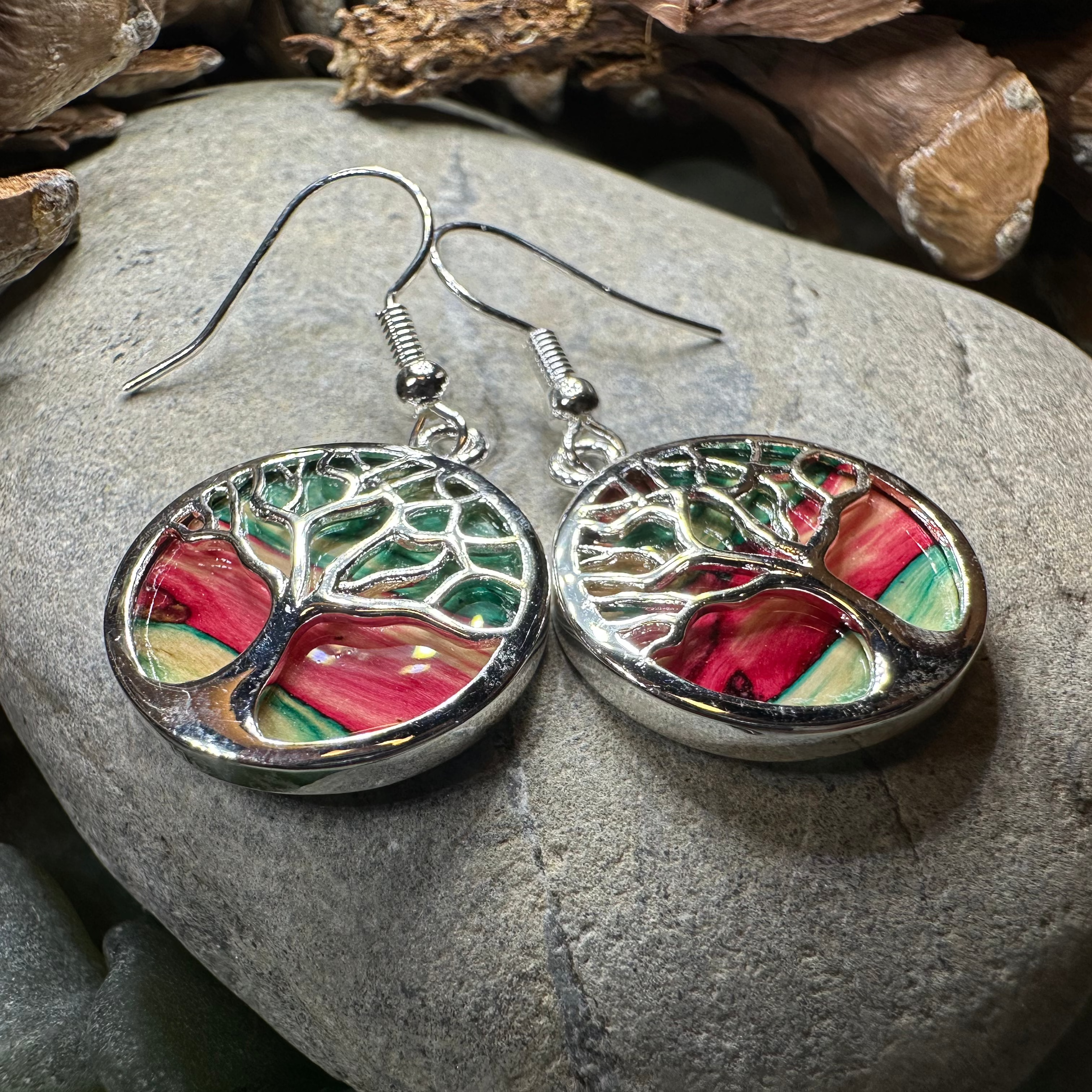 Heathergems Tree of Life Earrings