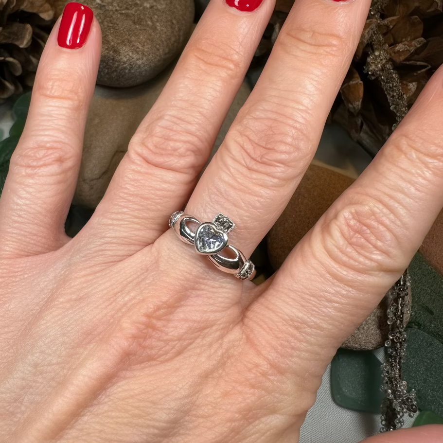 Ree Marcasite Claddagh Ring
