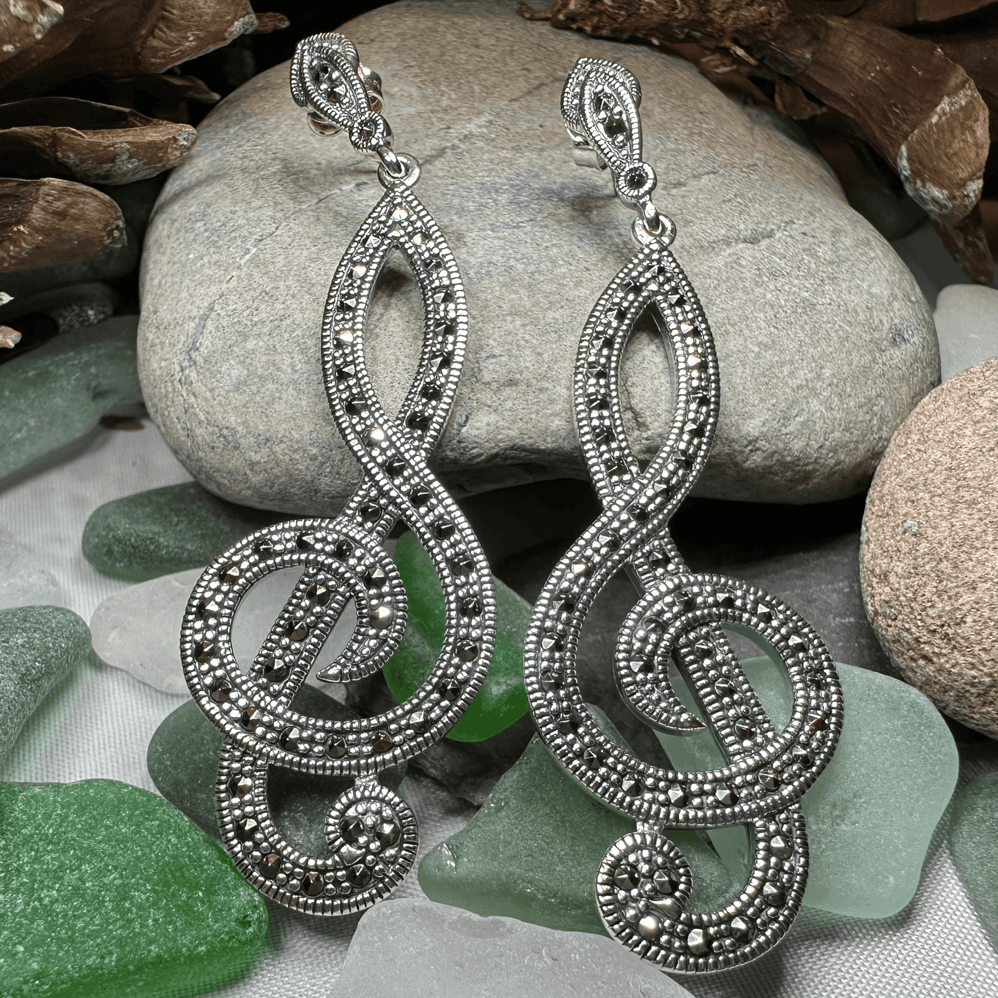 Prima Donna Music Note Earrings - 