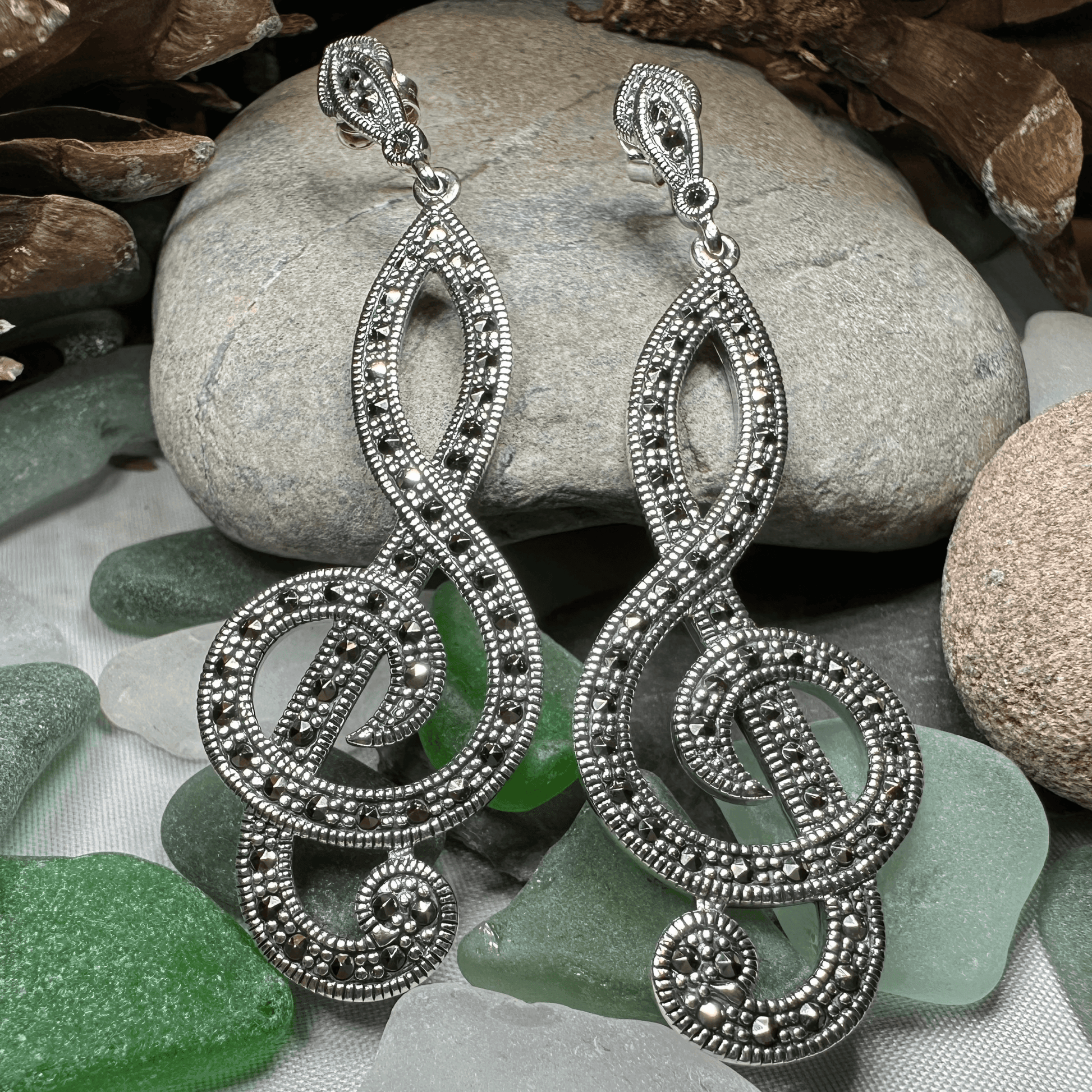 Prima Donna Music Note Earrings - 