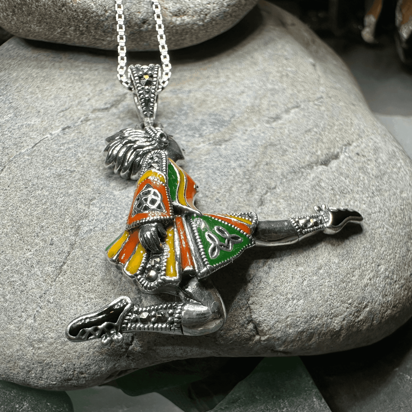 Traditional Irish Dancer Necklace - 18