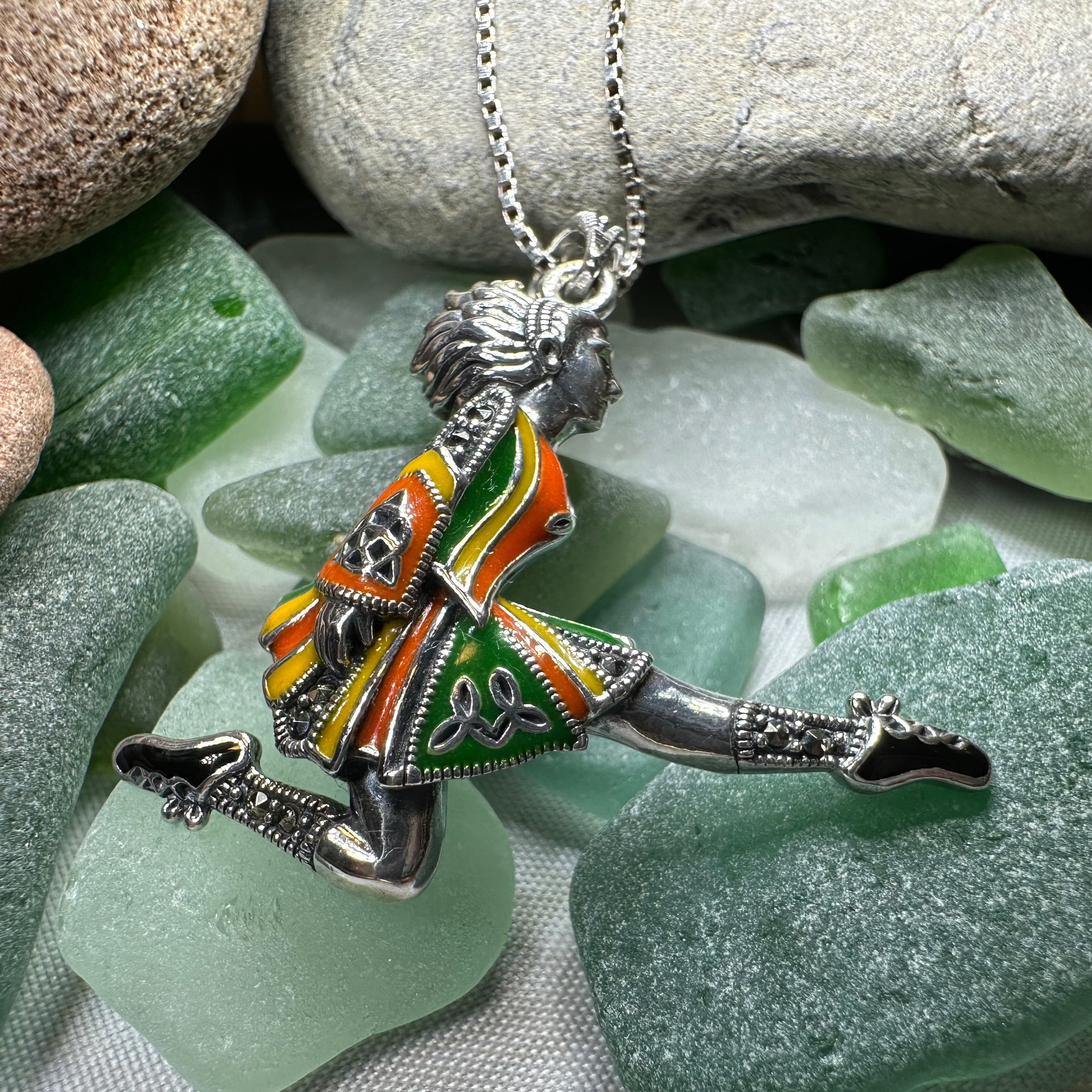 Traditional Irish Dancer Necklace