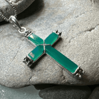 Marcasite Celtic Cross Necklace - 