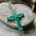 Marcasite Celtic Cross Necklace - 