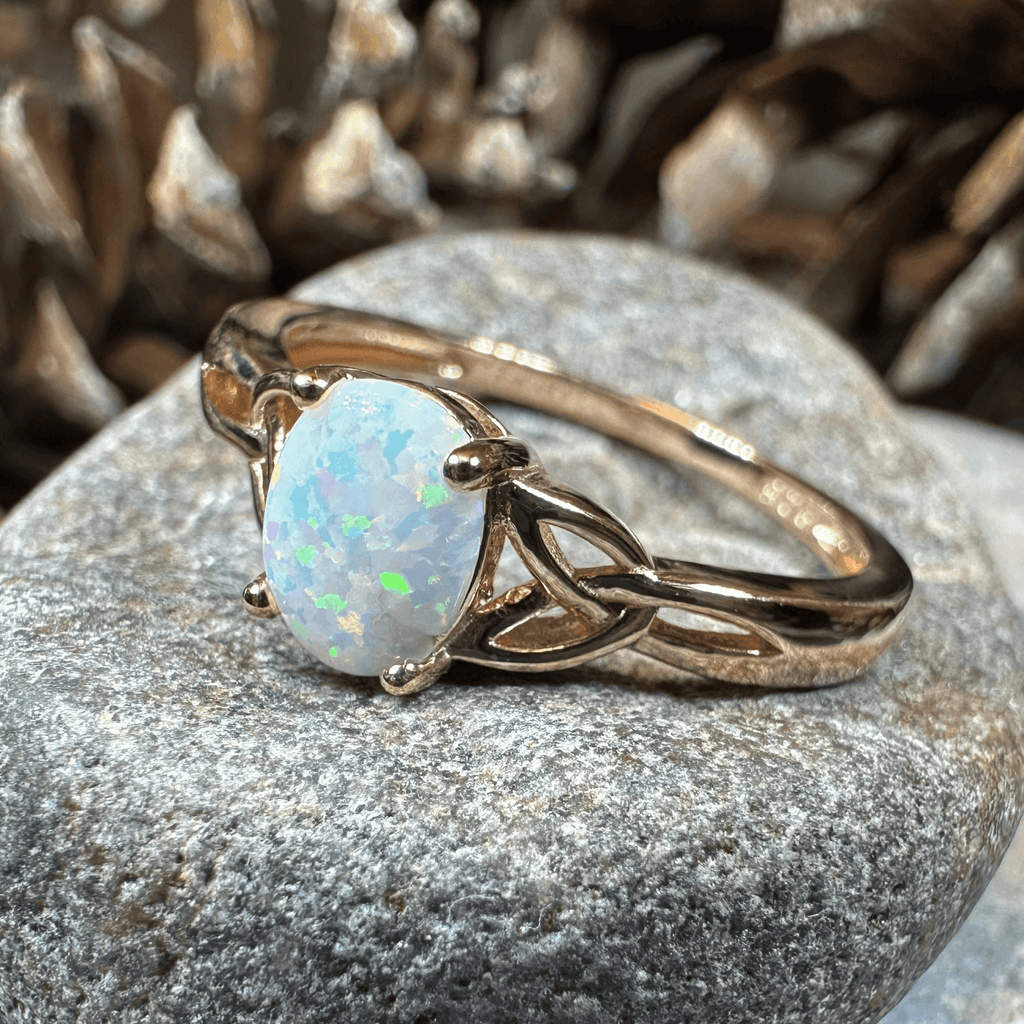 Scottish Mist Celtic Ring - 4 / Sterling Silver