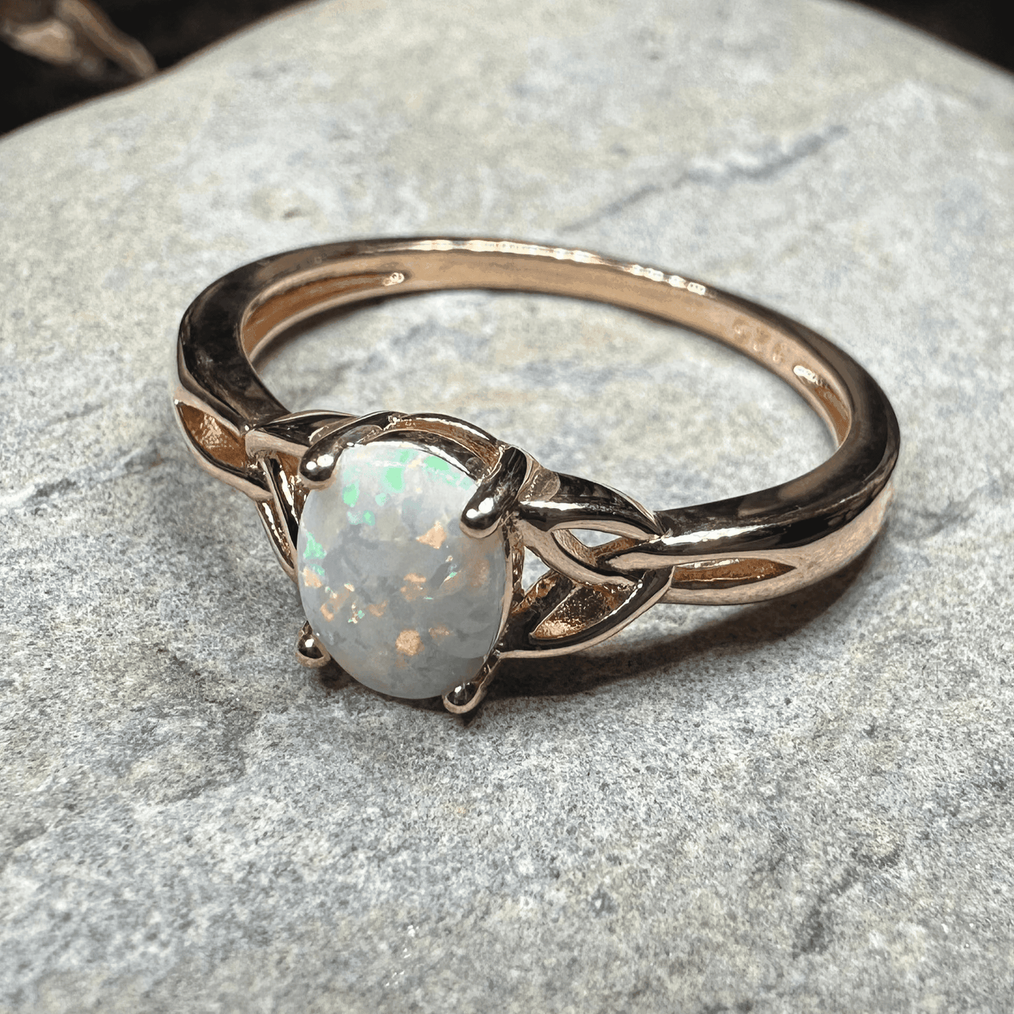Scottish Mist Celtic Ring - 4 / Sterling Silver