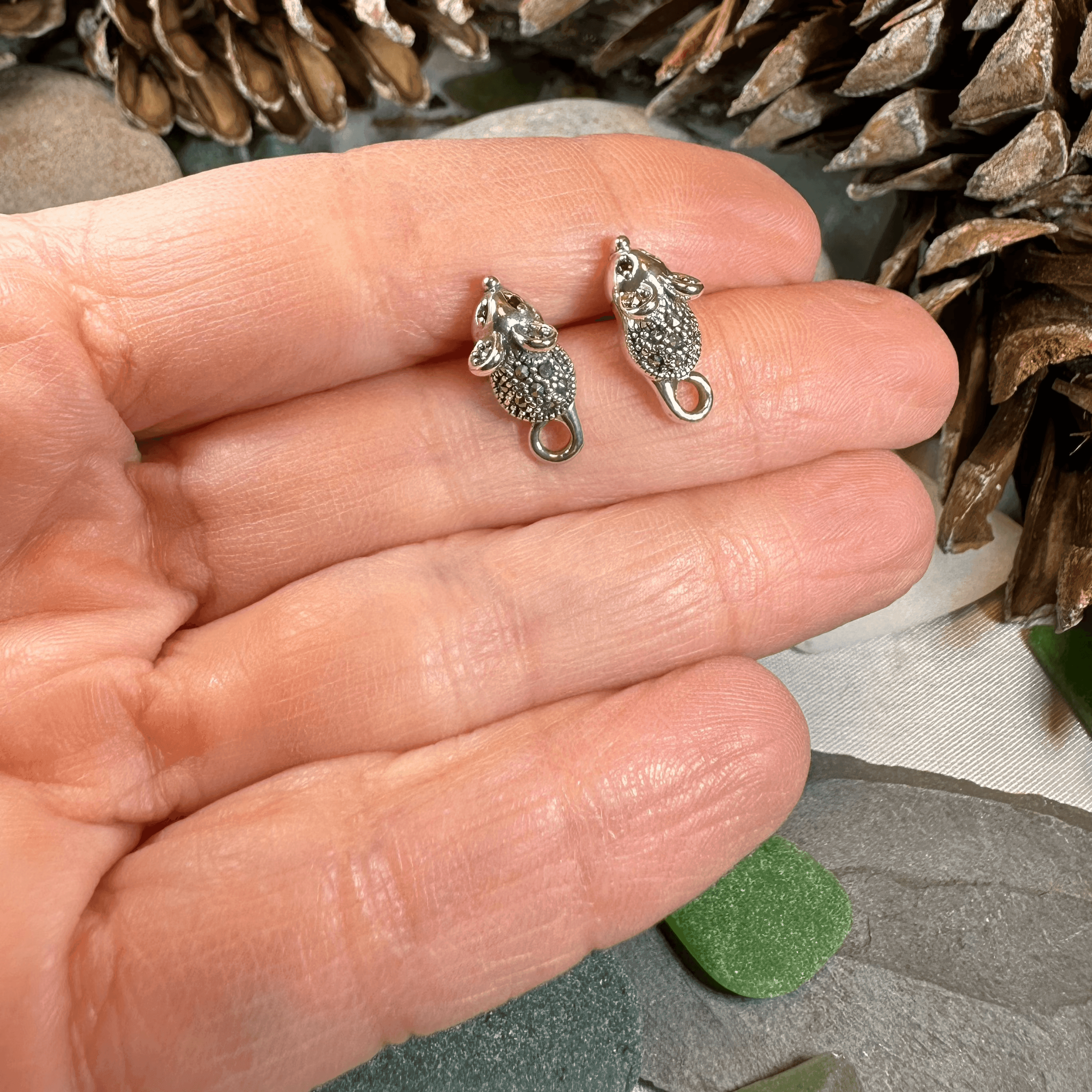Sweet Little Mouse Post Earrings - 