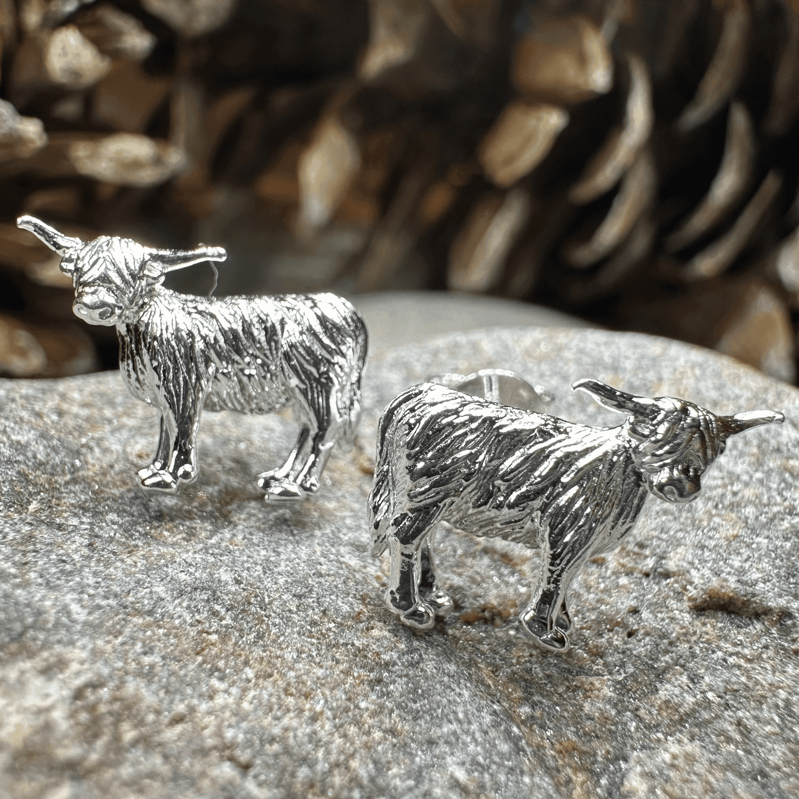 Balmoral Highland Cow Earrings - 