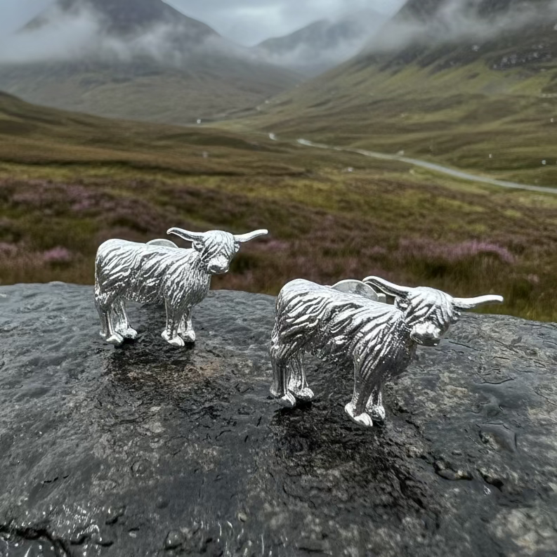 Balmoral Highland Cow Earrings