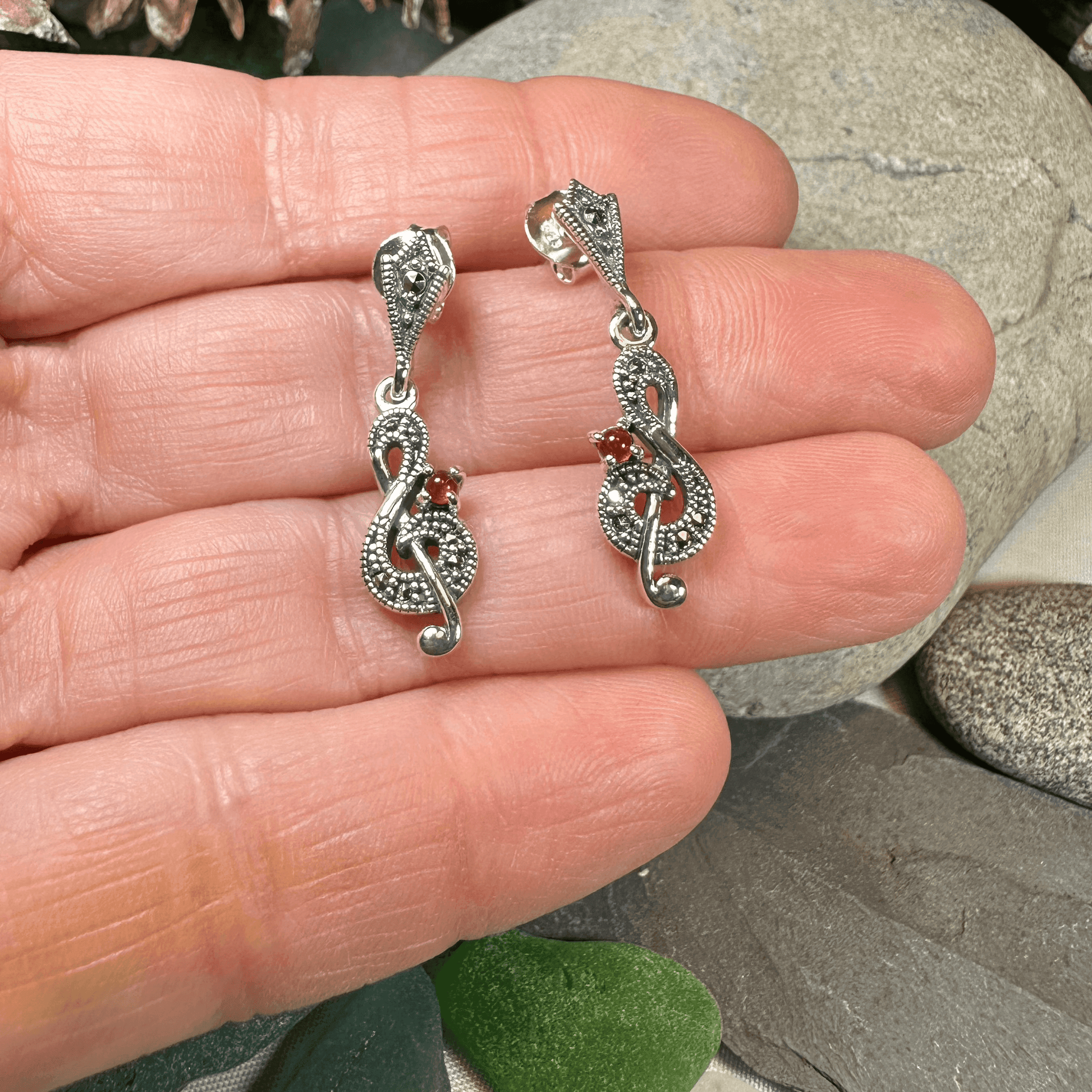 Rhapsody Music Note Earrings - 