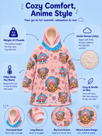 Tony Chopper One Piece Wearable Blanket Hoodie for Kids & Adults | OLM Toys