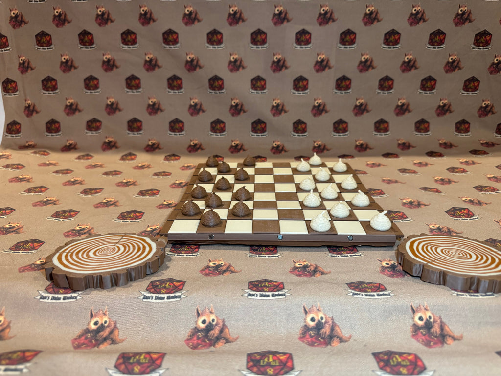The Druidic Chess Set – A Mystical Forest Duel