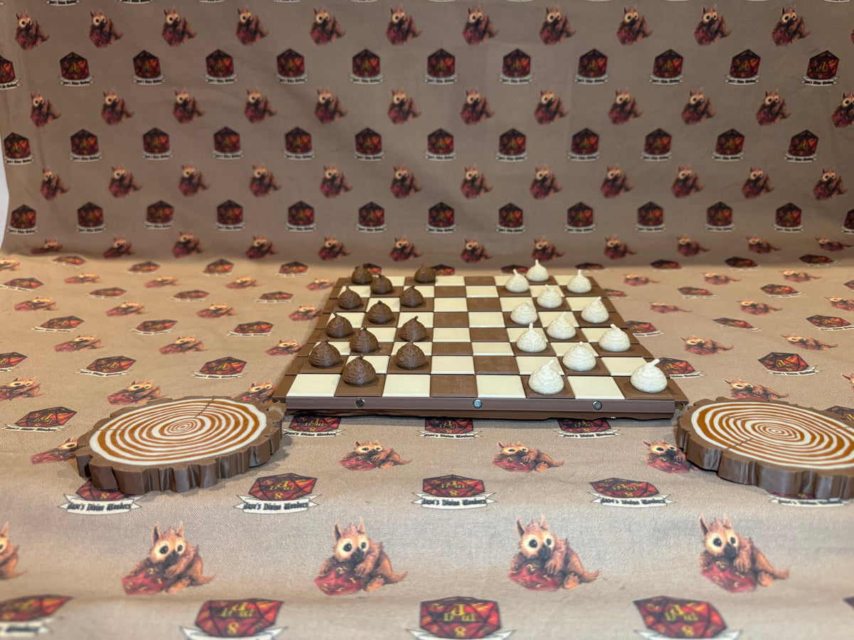 The Druidic Chess Set – A Mystical Forest Duel