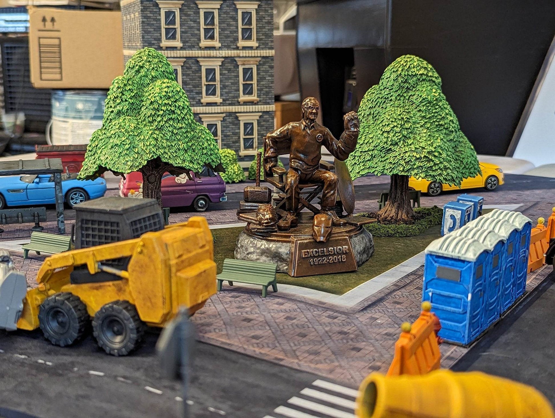 Modern City 2 - Neoprene Battle Mat - Warhammer, AoS, 40K, Kill Team, MCP, Shatterpoint, Legion, More - 36x36