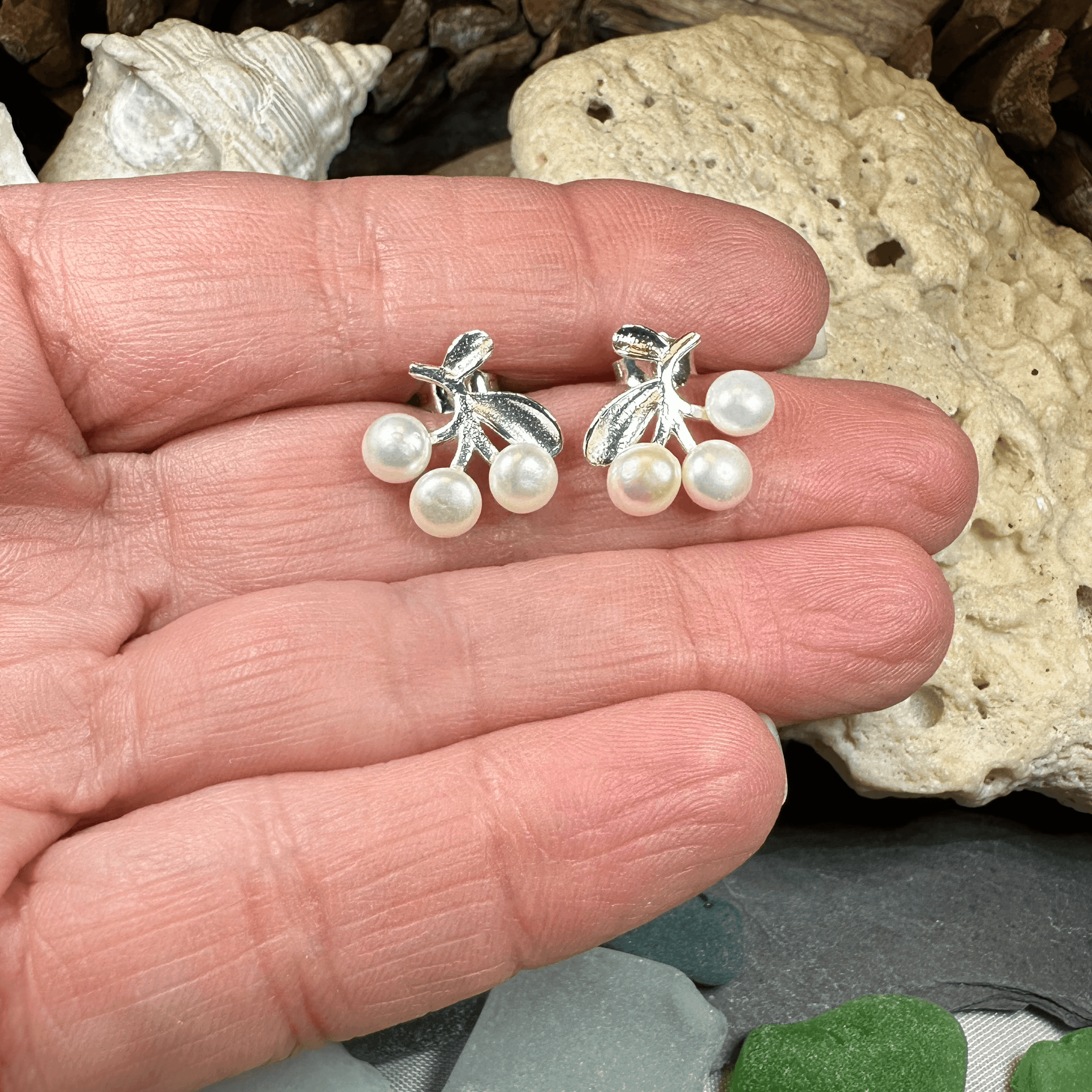 Pearl Bayberry Earrings - 