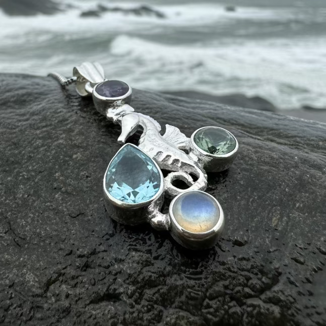 Seamist Seahorse Necklace