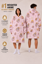 Sailor Moon Wearable Blanket Hoodie for Kids & Adults | OLM Toys