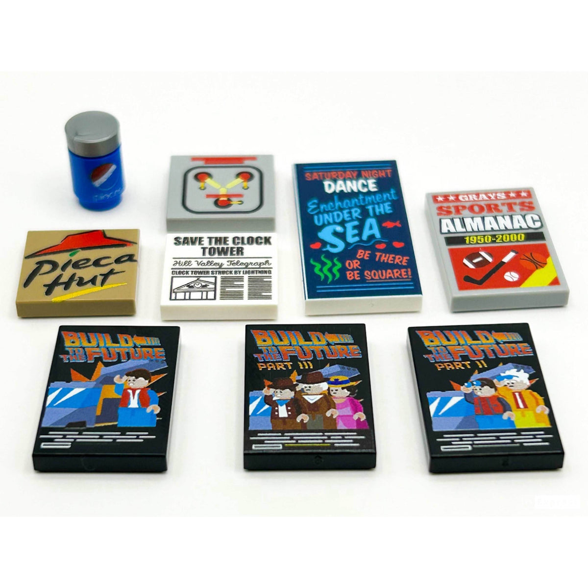 Build to the Future Pack made with LEGO parts - B3 Customs - 