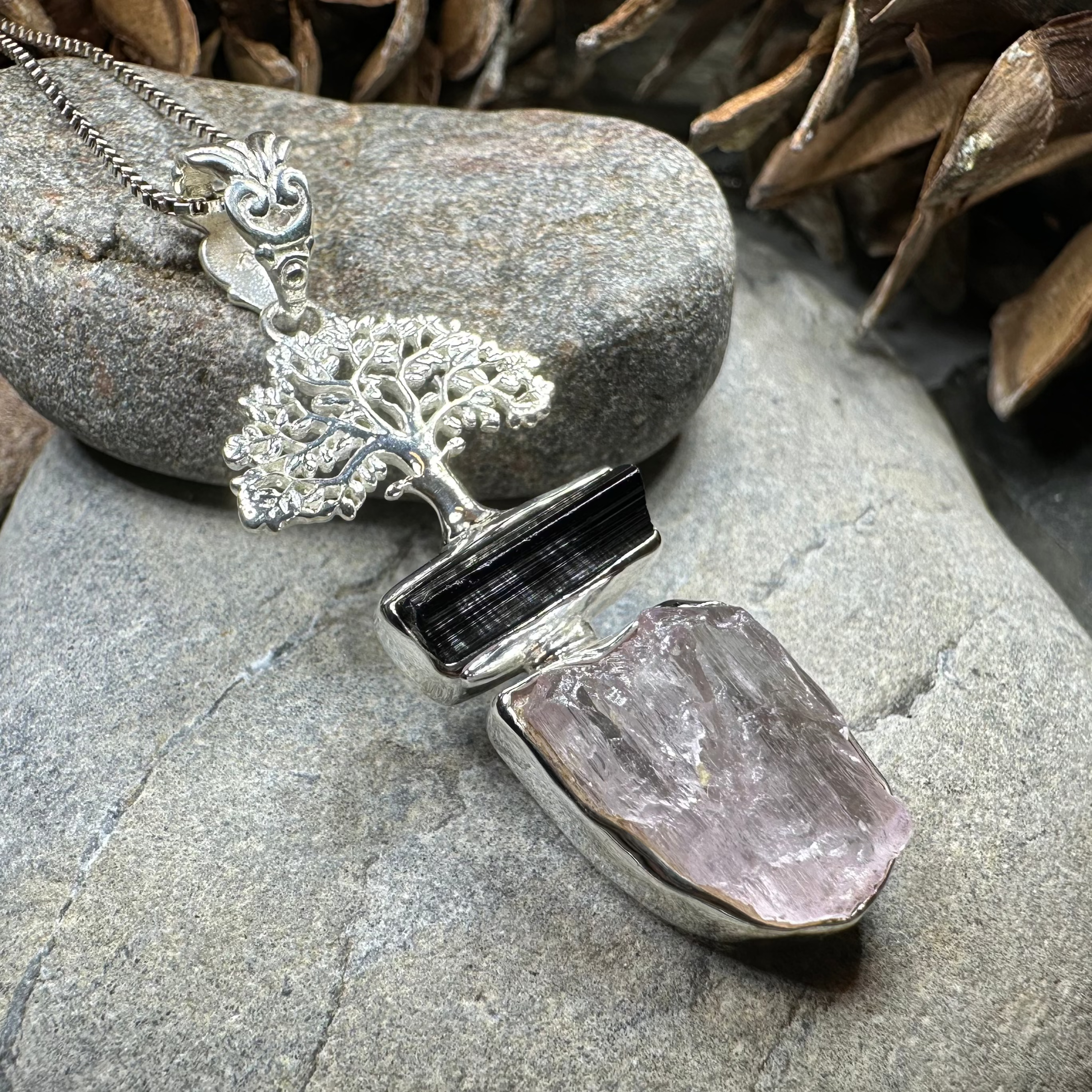 Tree of Life Gemstone Necklace