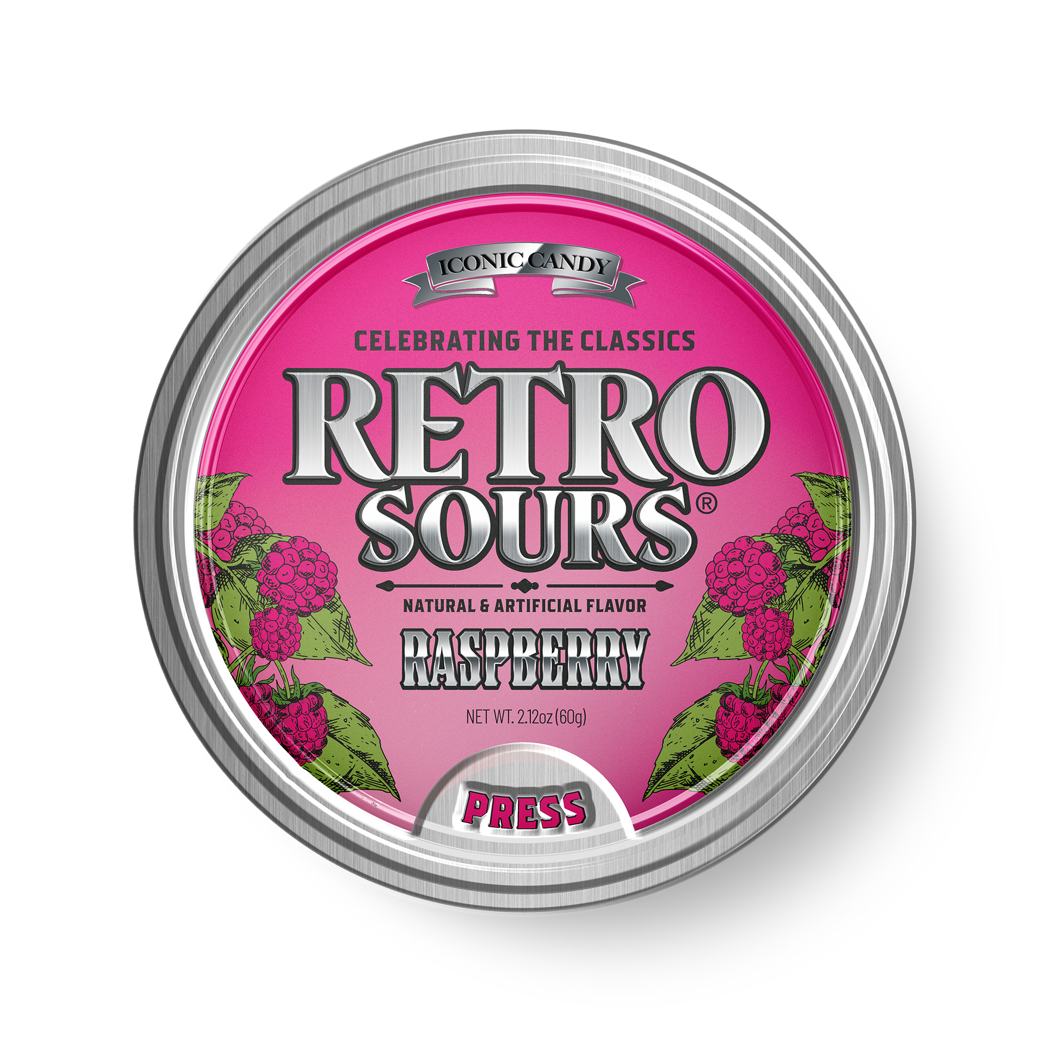 Retro Sours Raspberry (60g)