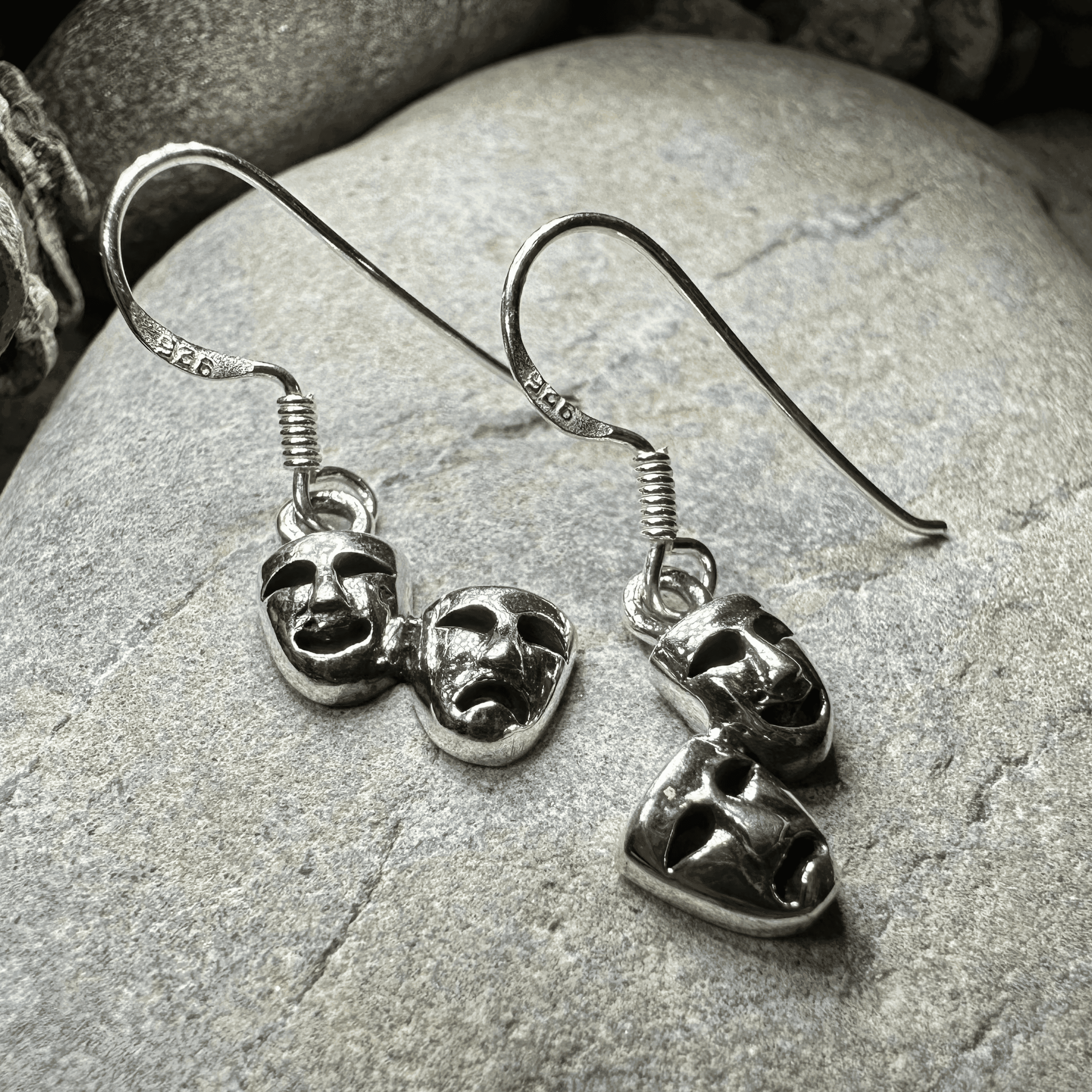 Theater Mask Earrings - 