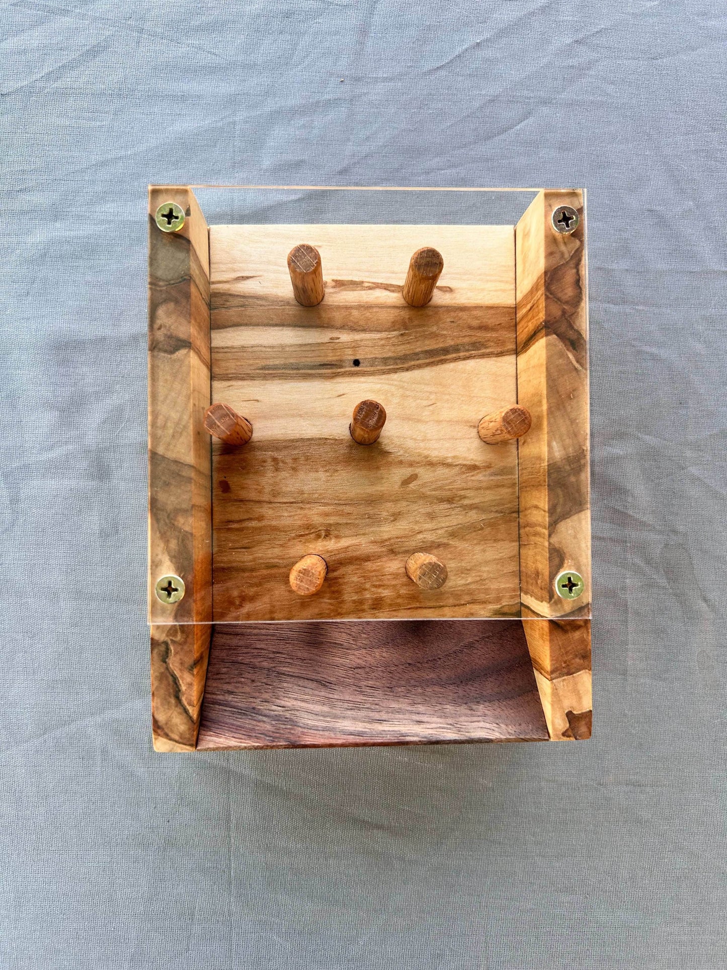 Dice Tower - Spalted Ambrosia Maple