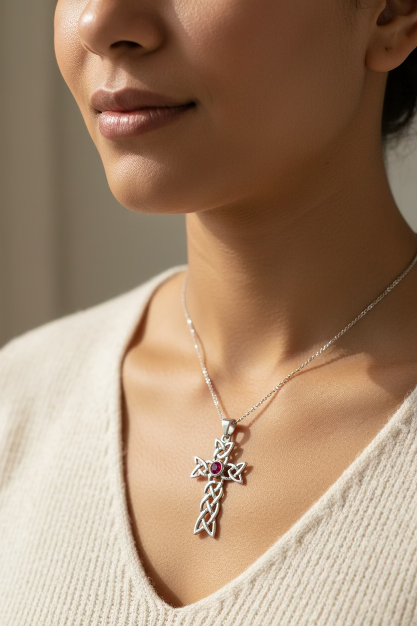 Kathleen Celtic Cross Necklace