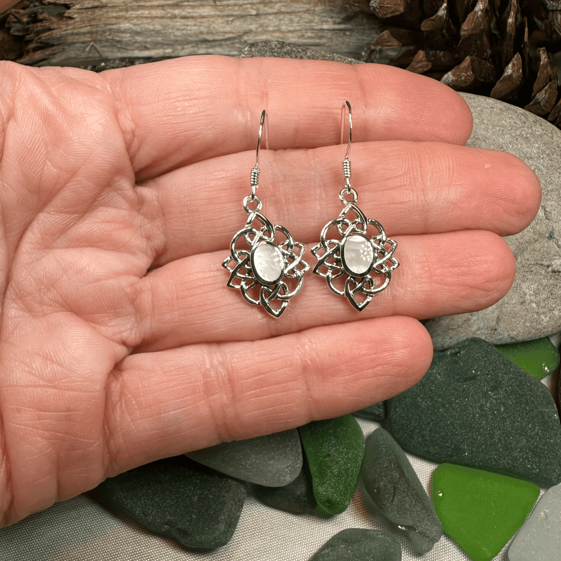 Sybil Celtic Knot Earrings - 
