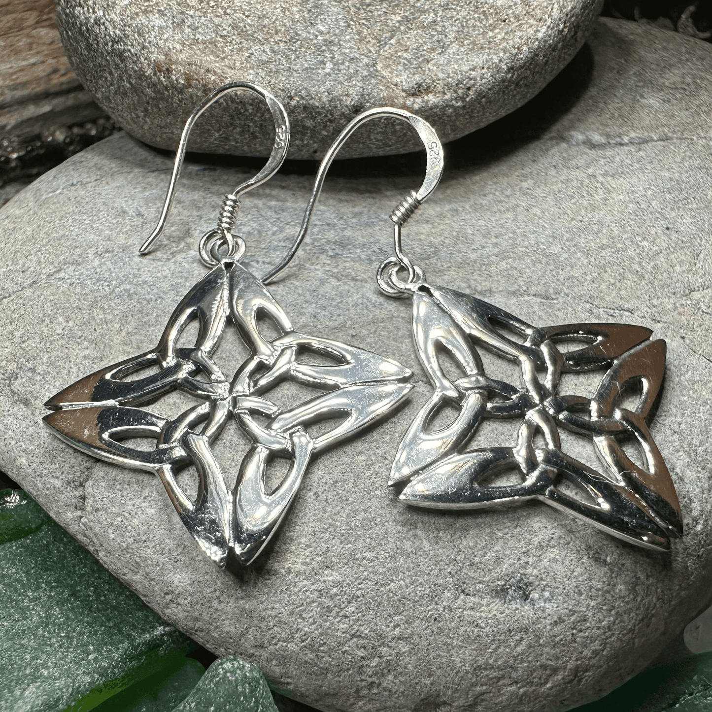 Nymah Trinity Knot Earrings - 