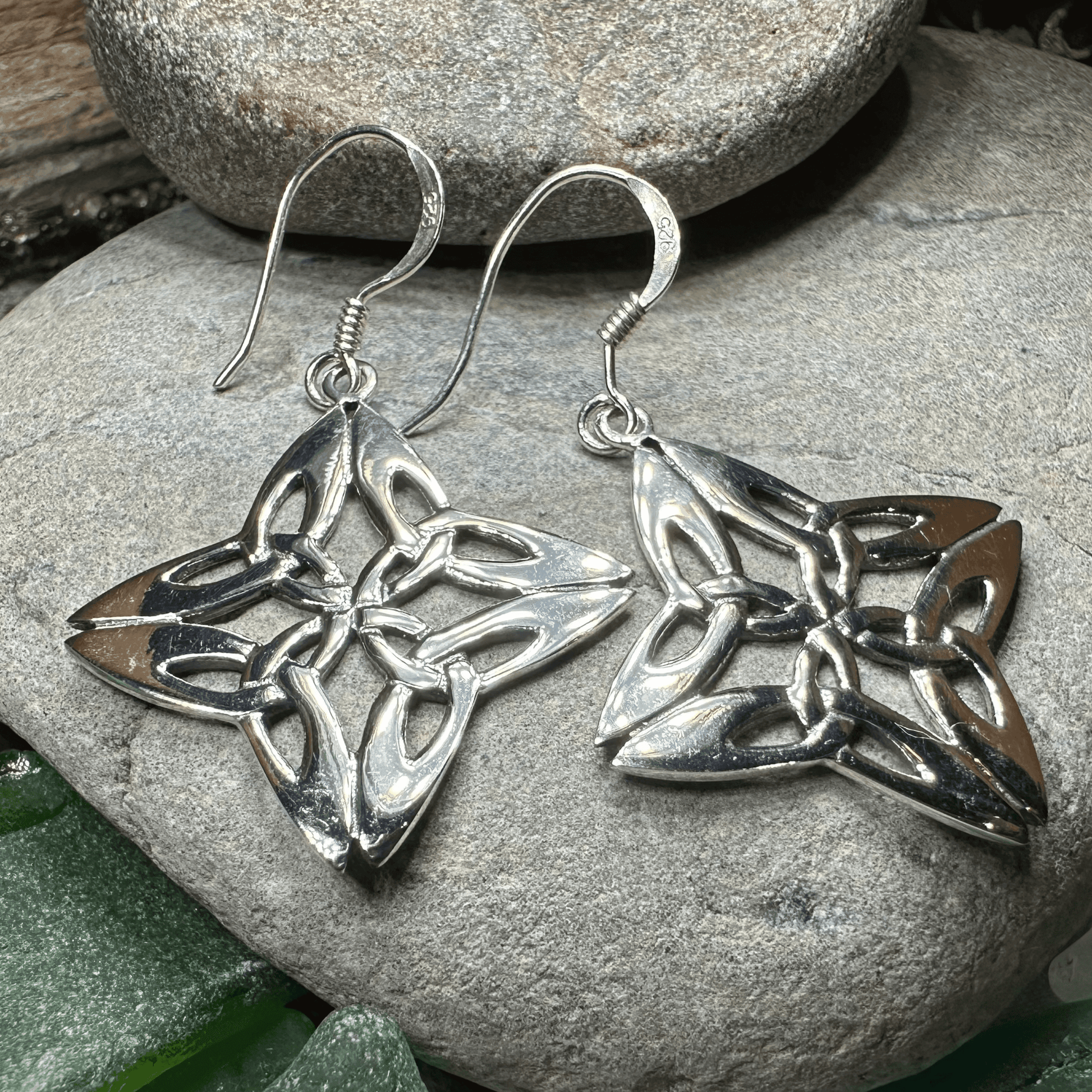 Nymah Trinity Knot Earrings - 