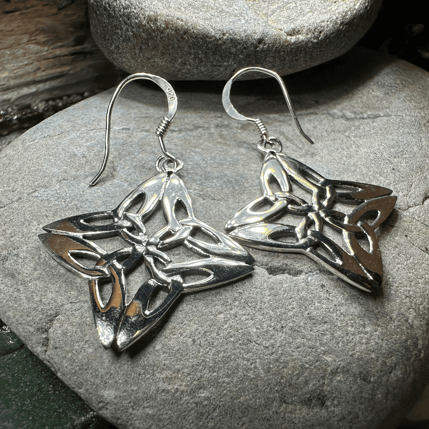 Nymah Trinity Knot Earrings - 