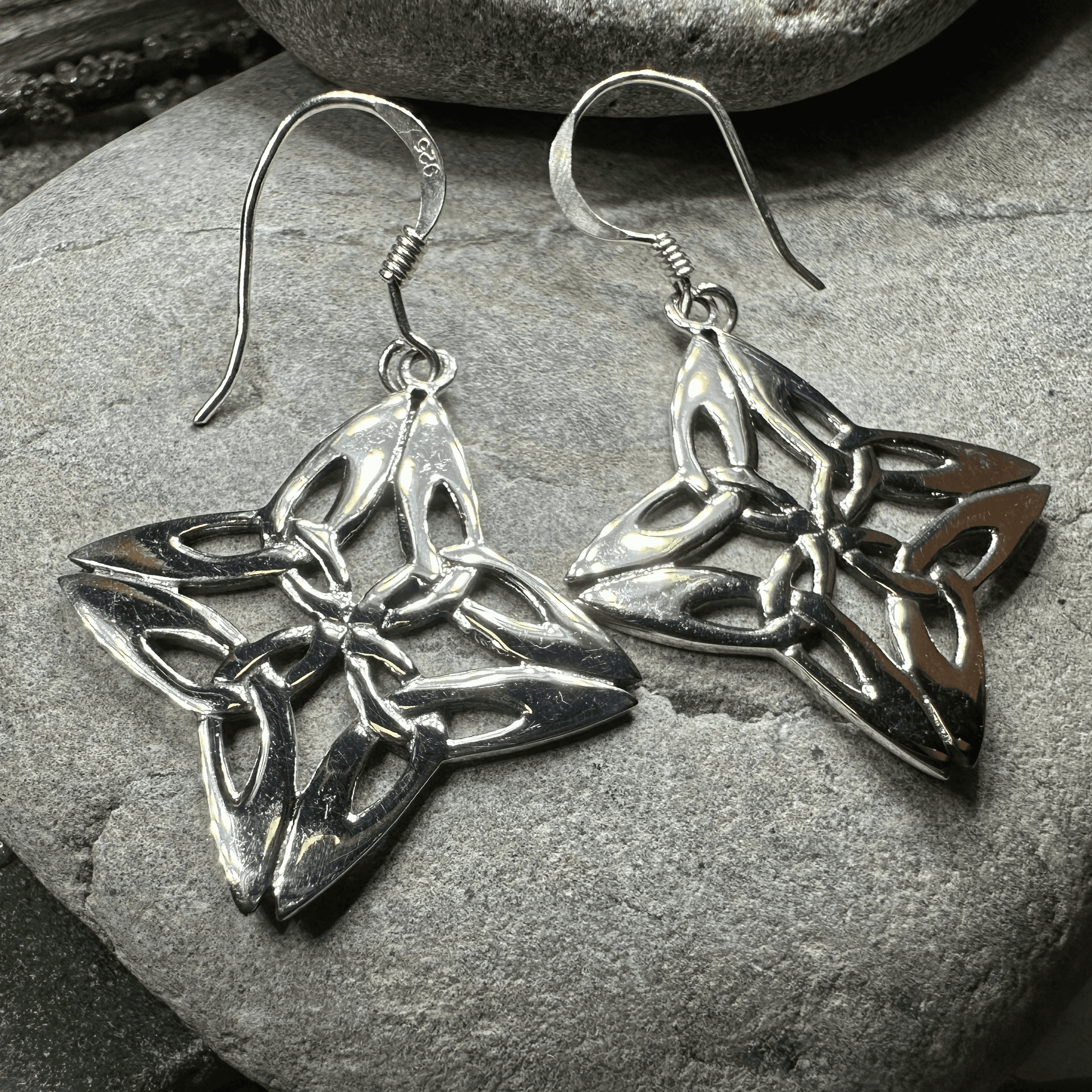 Nymah Trinity Knot Earrings - 