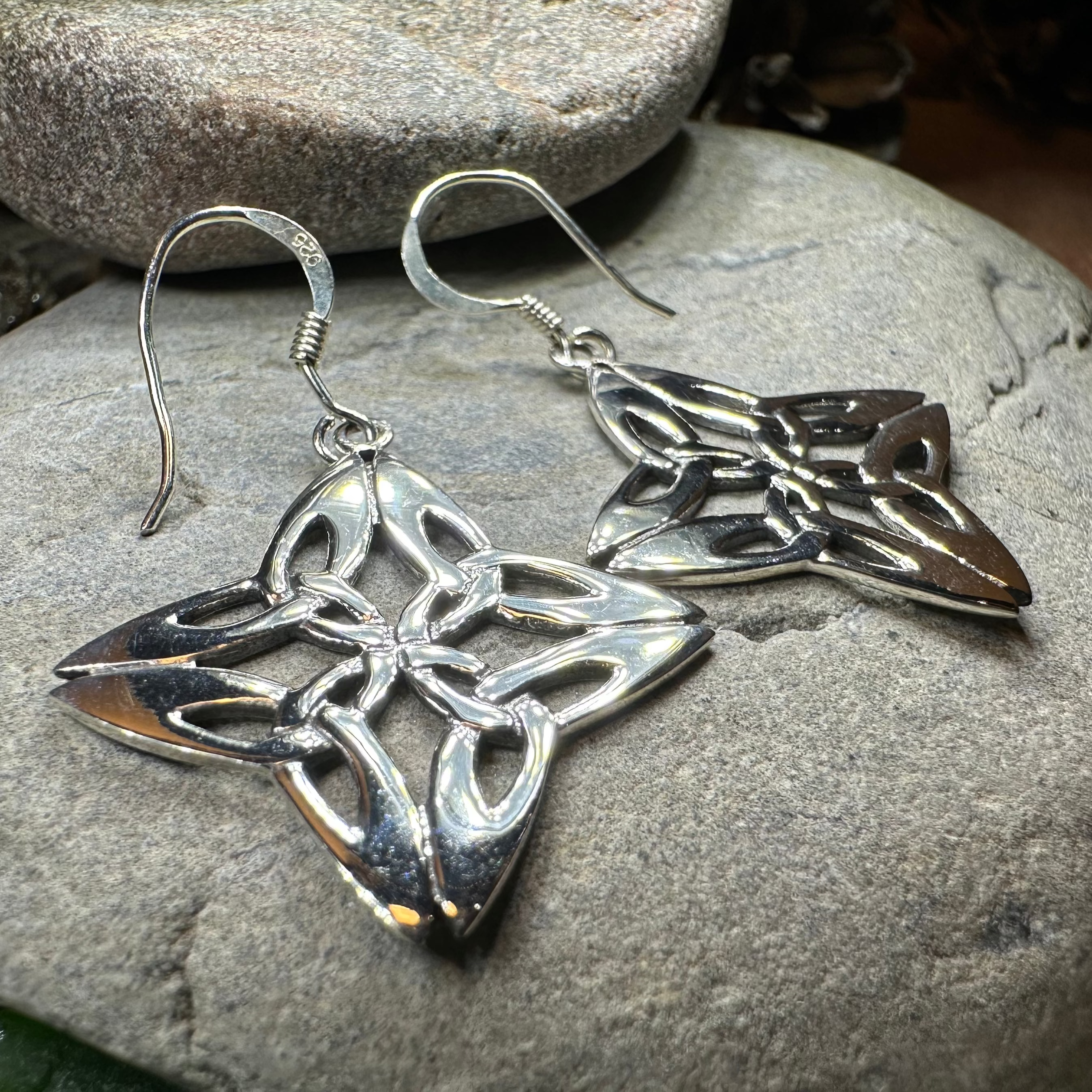 Nymah Trinity Knot Earrings
